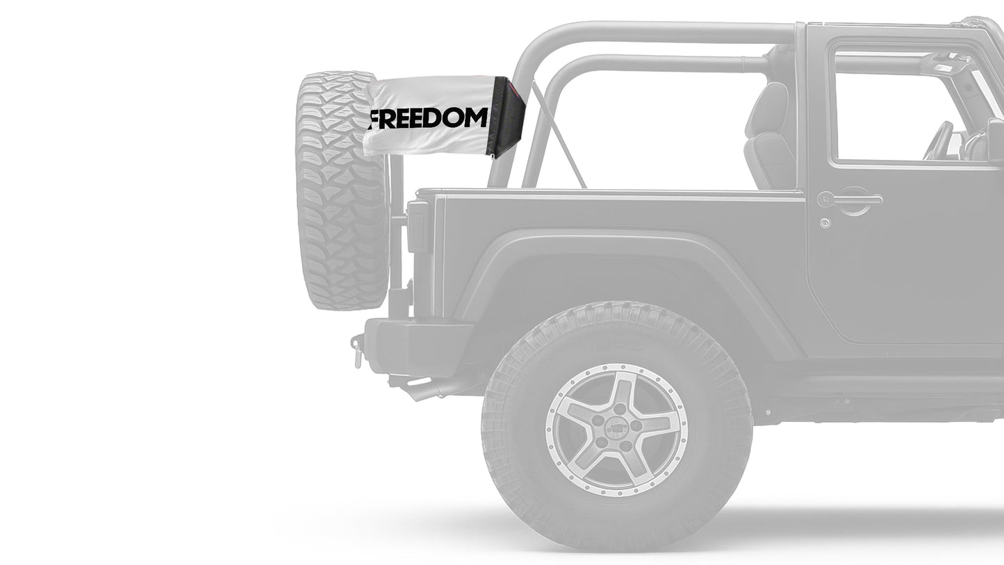 Freedom 12"x18" Forever Wave Flag for Jeep Wrangler JL 2-Door 2018-Present