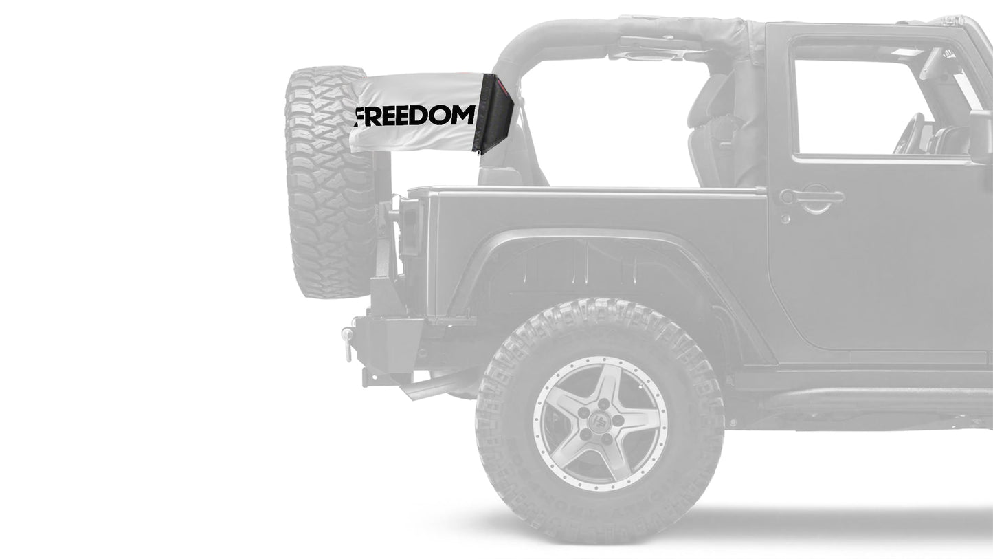 Freedom 12"x18" Forever Wave Flag for Jeep Wrangler TJ 1996-2006