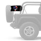 Punisher USA 12"x18" Forever Wave Flag for Jeep Wrangler JKU 4-Door 2007-2018