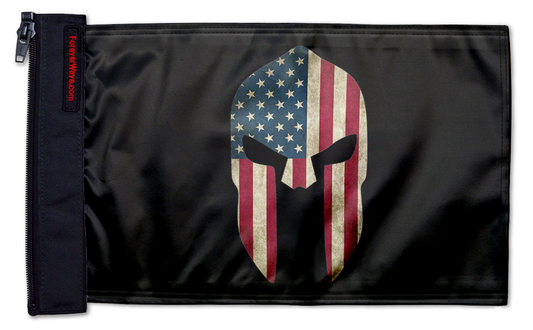 Spartan USA 12"x18" Forever Wave Flag for Jeep Wrangler YJ 1986-1995