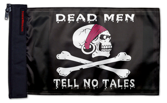 Dead Men Tell No Tales 12"x18" Forever Wave Flag for Bronco