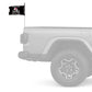 Dead Men Tell No Tales 12"x18" Forever Wave Flag for Jeep Wrangler JK 2-Door 2007-2018