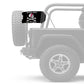 Dead Men Tell No Tales 12"x18" Forever Wave Flag for Jeep Wrangler JK 2-Door 2007-2018