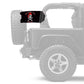 Surrender The Booty 12"x18" Forever Wave Flag for Jeep Wrangler JK 2-Door 2007-2018