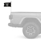 Las Vegas Raiders 11"x17" Forever Wave Flag for Jeep Wrangler CJ-7 and CJ-8 1976-1986