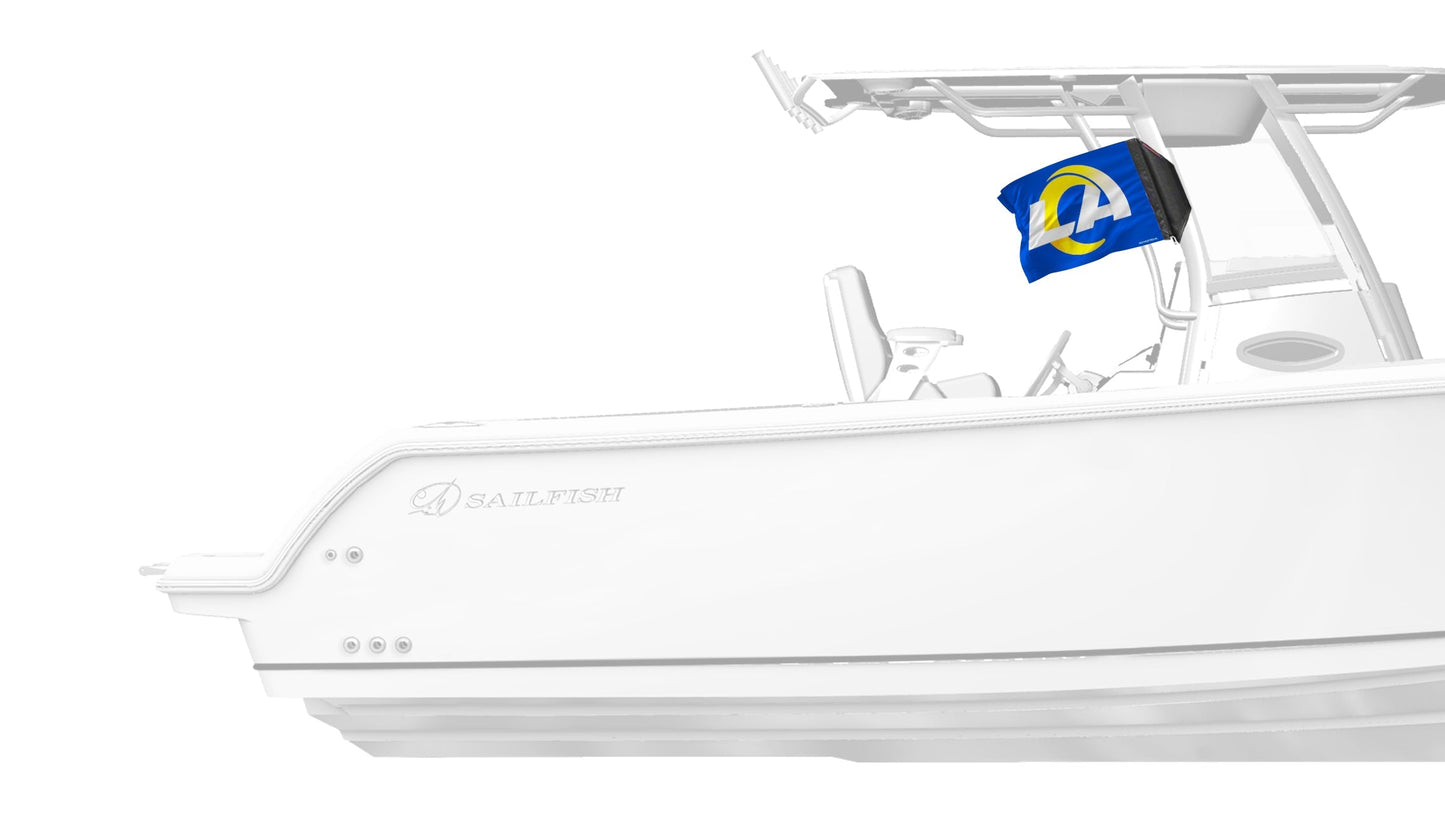 Los Angeles Rams 11"x17" Forever Wave Flag for Boats