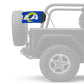 Los Angeles Rams 11"x17" Forever Wave Flag for Jeep Wrangler TJ 1996-2006