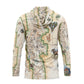 Red Rock Canyon Map UltraLight Sunshirt Hoodie – UPF 50+
