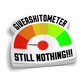 Give A Shit-O-Meter Funny Sticker