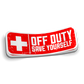 Off Duty - Save Yourself Sticker