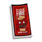 In Case Of Fire, Break Glass Sticker