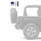 Christian 12"x18" Forever Wave Flag for Jeep Wrangler JKU 4-Door 2007-2018