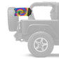 Grateful Dead Dancing Bears 12"x18" Forever Wave Flag for Jeep Wrangler JLU 4-Door 2018-Present