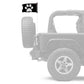 Paw Print 12"x18" Forever Wave Flag for Jeep Wrangler JKU 4-Door 2007-2018