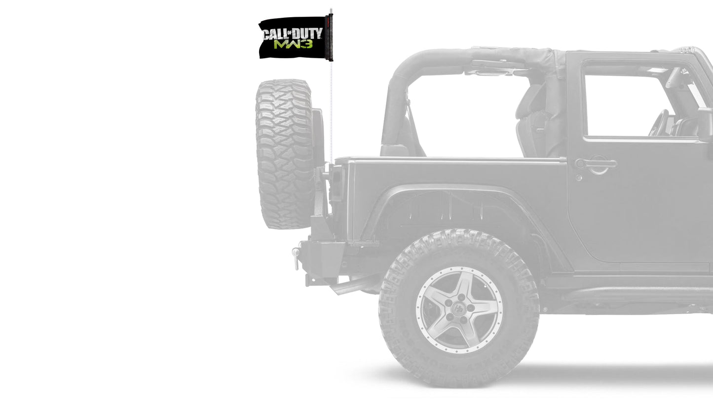 Call Of Duty 12"x18" Forever Wave Flag for Jeep Wrangler CJ-7 and CJ-8 1976-1986