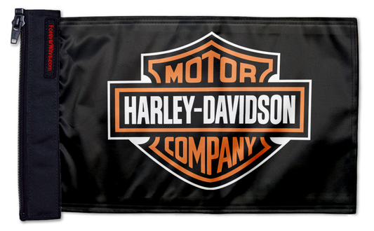 Harley Davidson 12"x18" Forever Wave Flag for Boats