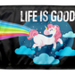 Life Is Good Unicorn 12"x18" Forever Wave Flag for Jeep Wrangler TJ 1996-2006