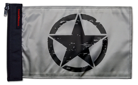 Oscar Mike 12"x18" Forever Wave Flag for Boats
