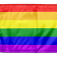 Rainbow 12"x18" Forever Wave Flag for Jeep Wrangler LJ 2003-2006