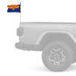 State Flag Arizona 12"x18" Forever Wave Flag for Jeep Wrangler JLU 4-Door 2018-Present