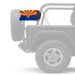 State Flag Arizona 12"x18" Forever Wave Flag for Jeep Wrangler TJ 1996-2006
