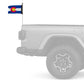 State Flag Colorado 12"x18" Forever Wave Flag for Jeep Wrangler JLU 4-Door 2018-Present