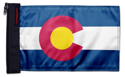 State Flag Colorado 12"x18" Forever Wave Flag for Jeep Wrangler JL 2-Door 2018-Present