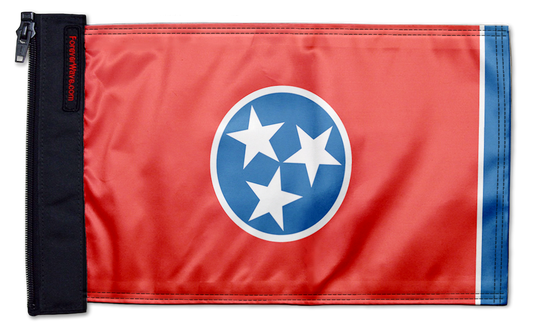State Flag Tennessee 12"x18" Forever Wave Flag for Golf Carts