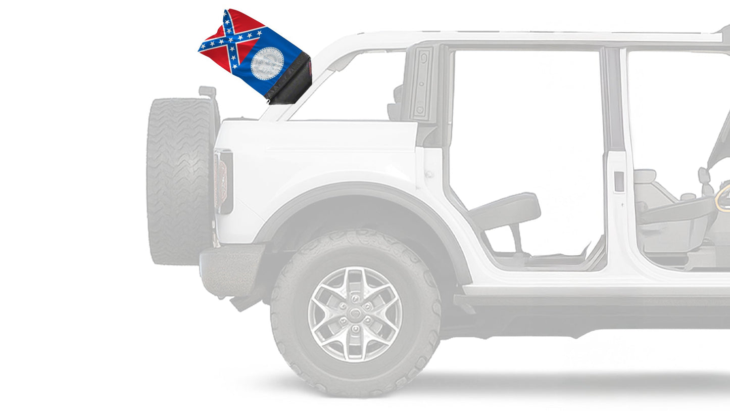 State Flag Georgia Old Style 12"x18" Forever Wave Flag
