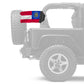 State Flag Georgia 12"x18" Forever Wave Flag for Jeep Wrangler JK 2-Door 2007-2018