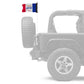 State Flag Iowa 12"x18" Forever Wave Flag for Jeep Wrangler YJ 1986-1995