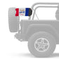 State Flag Iowa 12"x18" Forever Wave Flag for Jeep Wrangler JKU 4-Door 2007-2018