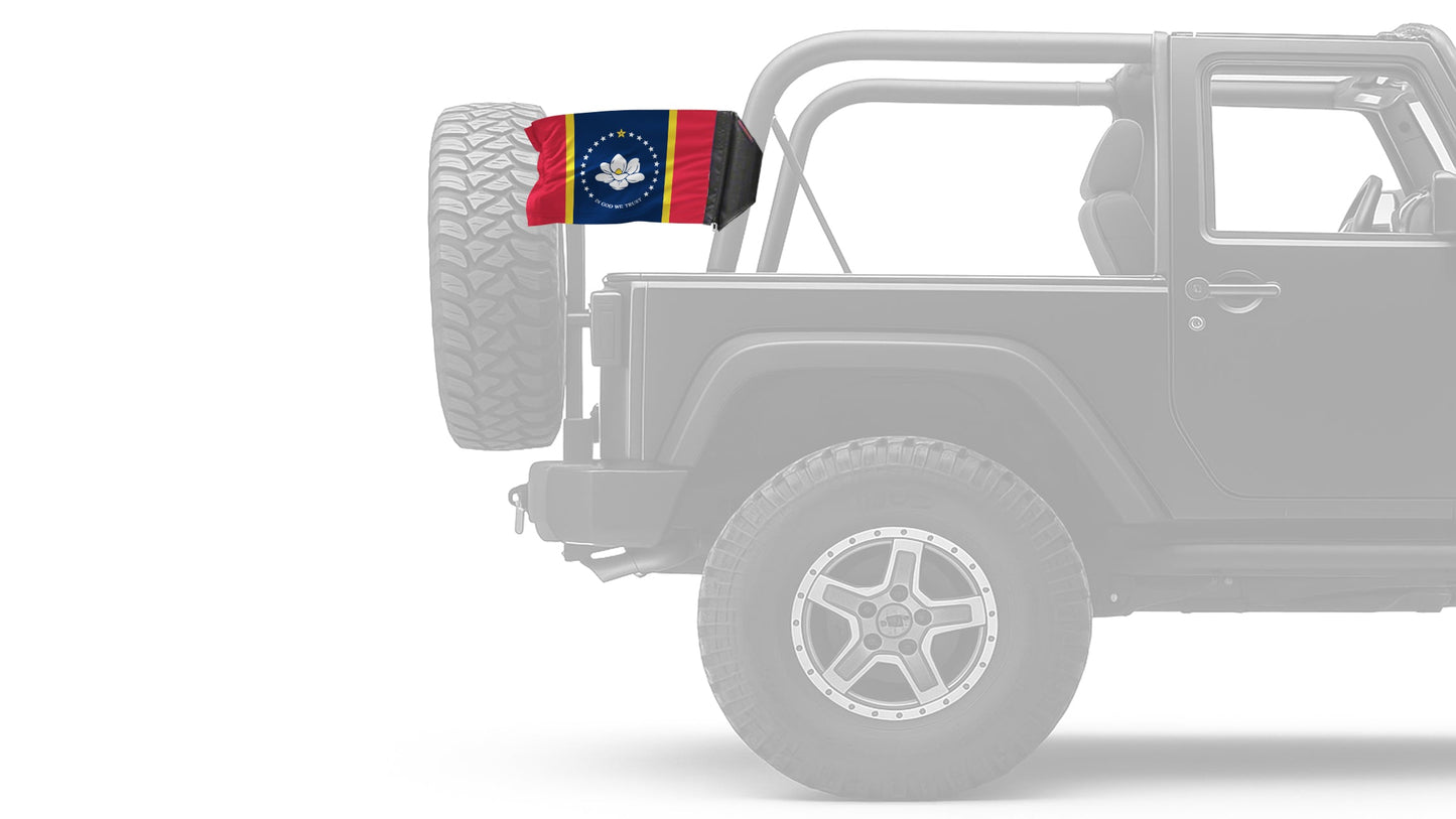 State Flag Mississippi Old Style 12"x18" Forever Wave Flag