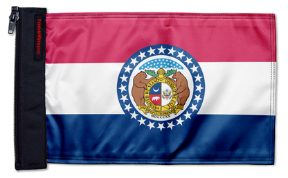 State Flag Missouri 12"x18" Forever Wave Flag for Jeep Wrangler TJ 1996-2006