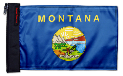 State Flag Montana 12"x18" Forever Wave Flag for Jeep Wrangler CJ-7 and CJ-8 1976-1986