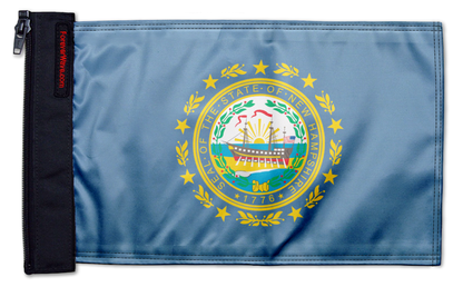 State Flag New Hampshire 12"x18" Forever Wave Flag for Jeep Wrangler YJ 1986-1995