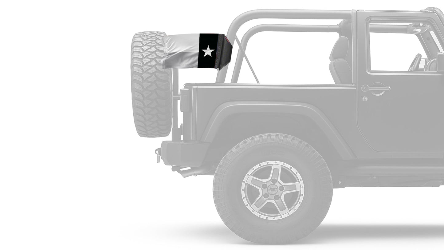 State Flag Texas Subdued 12"x18" Forever Wave Flag for Jeep Wrangler TJ 1996-2006
