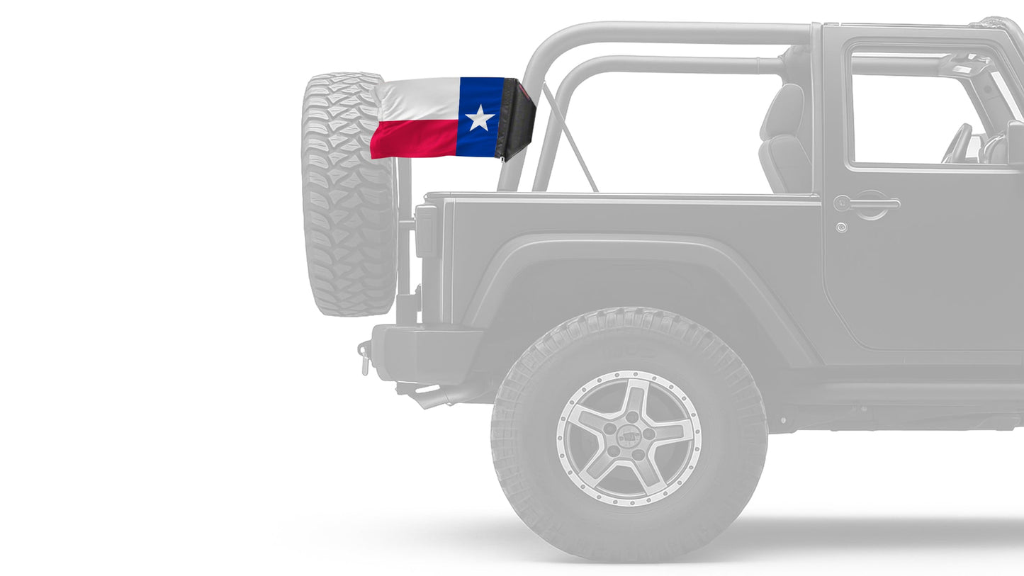 State Flag Texas 12"x18" Forever Wave Flag for Jeep Wrangler LJ 2003-2006