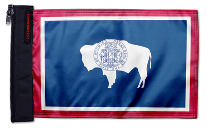 State Flag Wyoming 12"x18" Forever Wave Flag