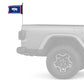 State Flag Wyoming 12"x18" Forever Wave Flag for Jeep Wrangler YJ 1986-1995