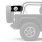 Pittsburgh Steelers 11"x17" Forever Wave Flag for Jeep Wrangler JK 2-Door 2007-2018