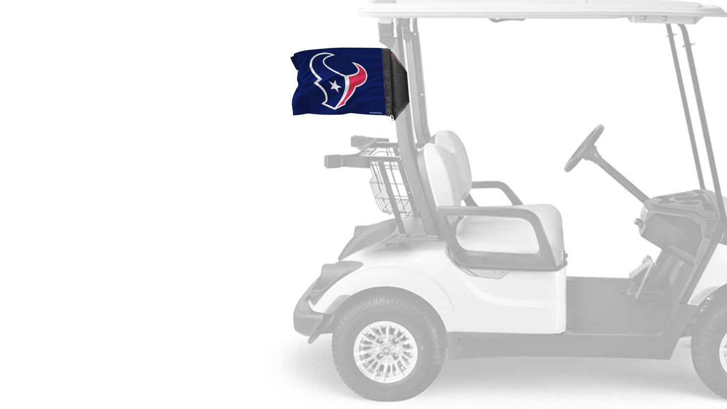 Houston Texans 11"x17" Forever Wave Flag for Golf Carts