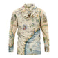 Texas State Map UltraLight Sunshirt Hoodie – UPF 50+