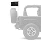 USA Black 12"x18" Forever Wave Flag for Jeep Wrangler JL 2-Door 2018-Present