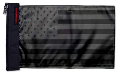 USA Black 12"x18" Forever Wave Flag for Jeep Wrangler JK 2-Door 2007-2018