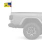 USA Gadsden 12"x18" Forever Wave Flag for Jeep Wrangler TJ 1996-2006
