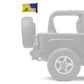 USA Gadsden 12"x18" Forever Wave Flag for Jeep Wrangler CJ-7 and CJ-8 1976-1986