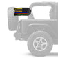 USA Subdued First Responders 12"x18" Forever Wave Flag for Jeep Wrangler TJ 1996-2006