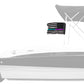 USA Subdued Thin Purple-Teal Line 12"x18" Forever Wave Flag