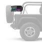 USA Subdued Thin Purple-Teal Line 12"x18" Forever Wave Flag for Jeep Wrangler YJ 1986-1995